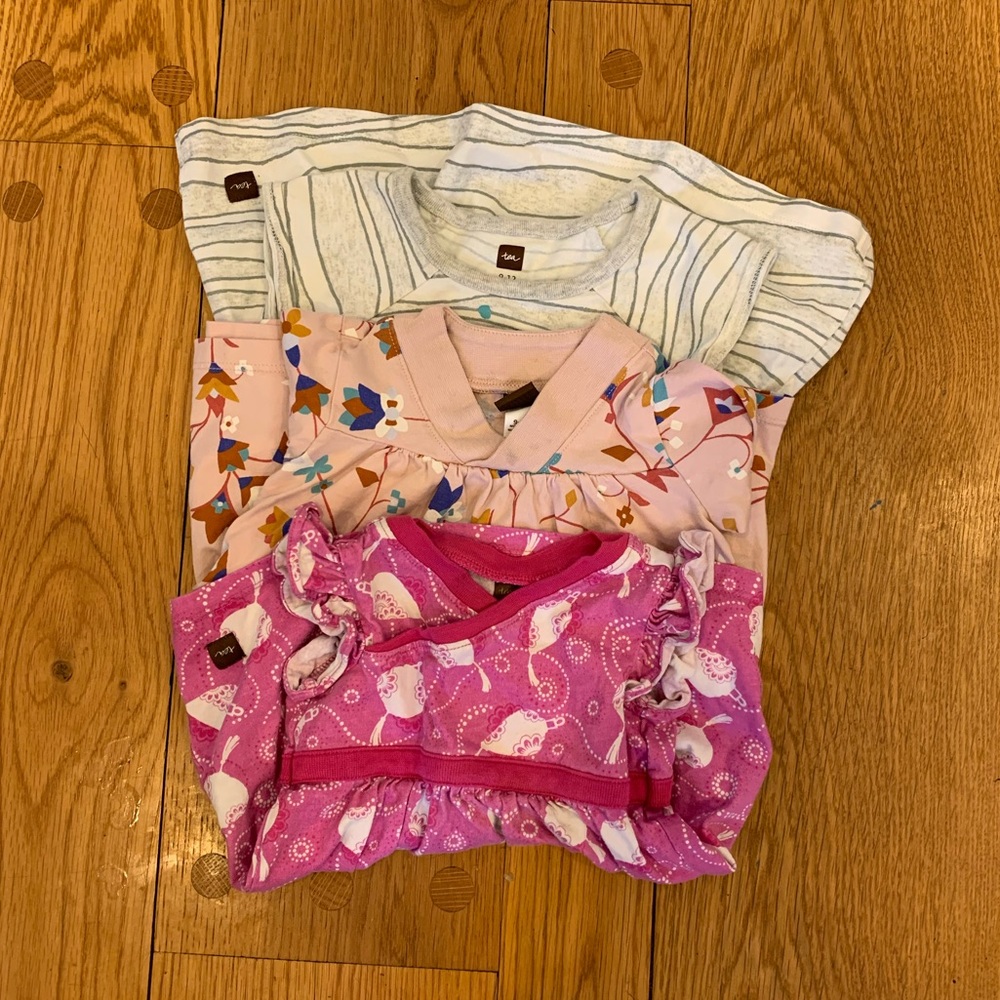 Lot of baby girl dresses from Tea Collection